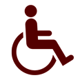Logo accès handicapés